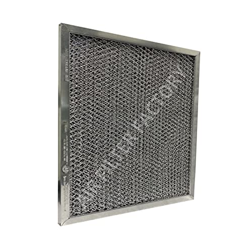 Air Filter Factory Replacement For 41F, 97007696, 97005687 Broan Nutone Range Hood Grease Mesh Charcoal Carbon Combo - Filter Size 8.75 X 10.5 X .44 Inches #TOP2