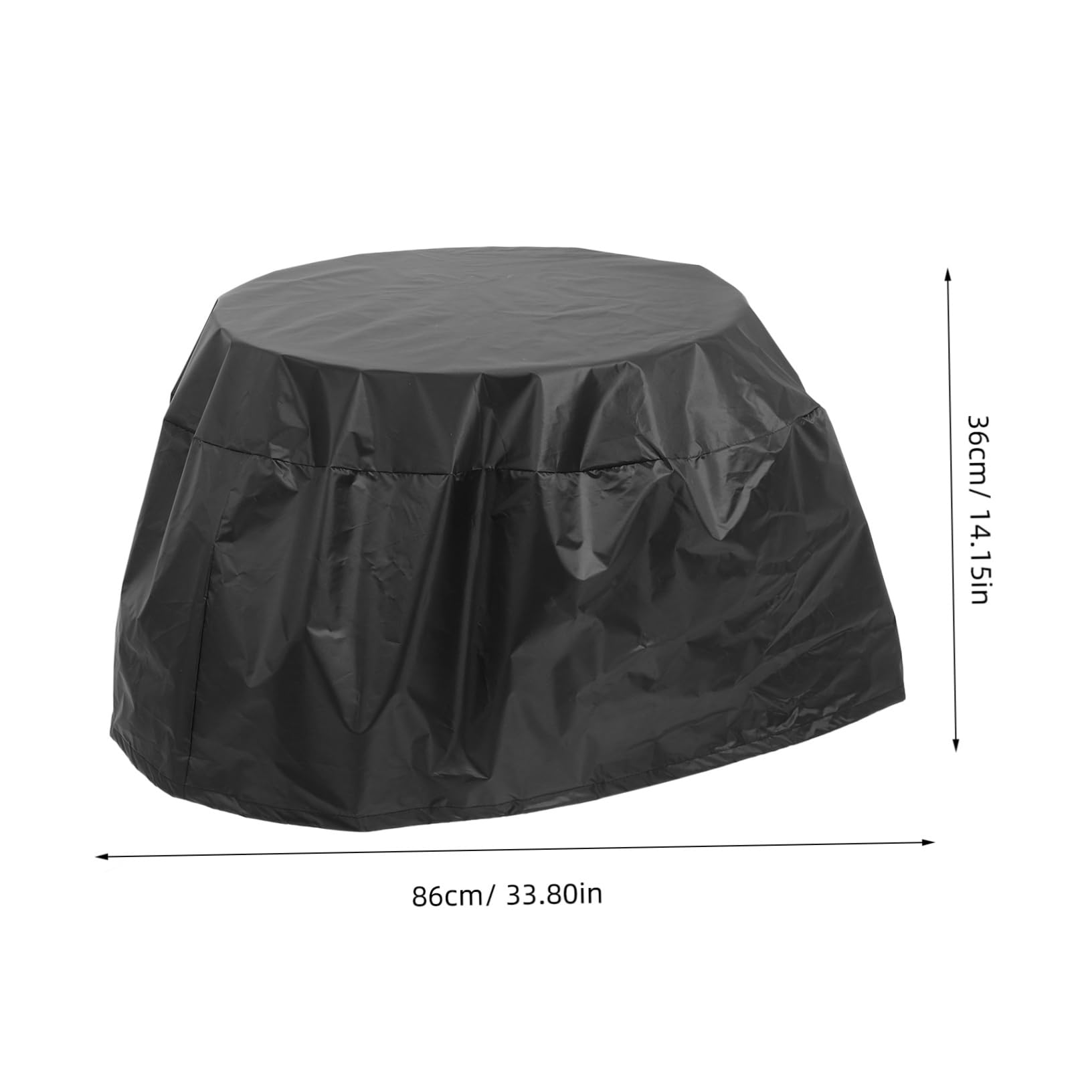 iplusmile 4 Pezzi Copertura per Barbecue Rotonda Oxford Protezione per Esterno Resistente e Leggera