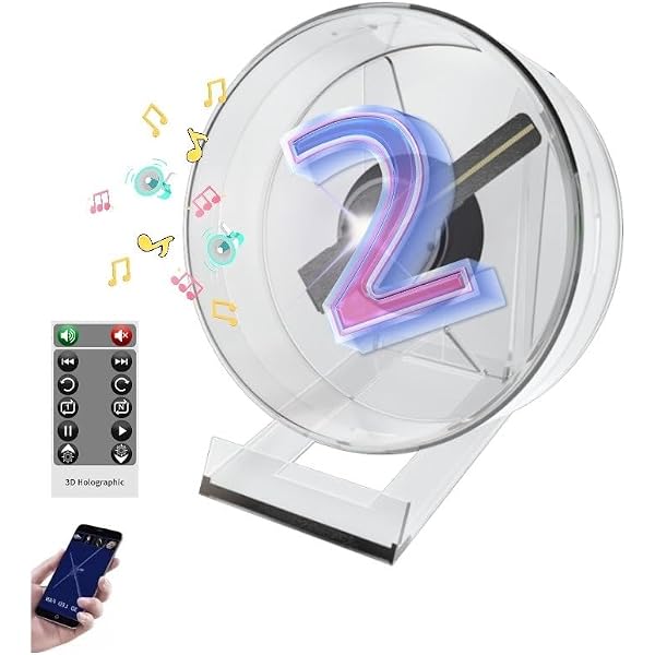 Podłączone do sieci Wi-Fi 3D Małe oko Stereo Hologram Wentylator Dwa Łopatki Gołe Oko 11 cm Rozmiar Panelu Mały Blat Biurkowy,Przyciągające wzrok efekty wizualne