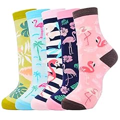 01-flamingo Socks-5 Pairs