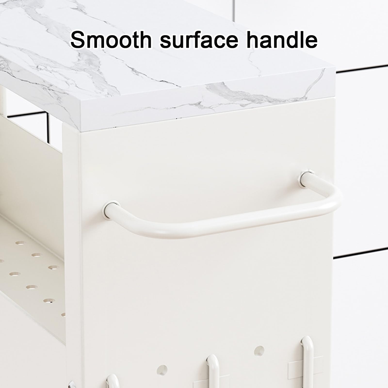 Carrito delgado con 4 niveles, 13 cm de ancho, multiusos, ideal para cocina, baño, lavandería, oficina, 13 x 42,5 x 82 cm