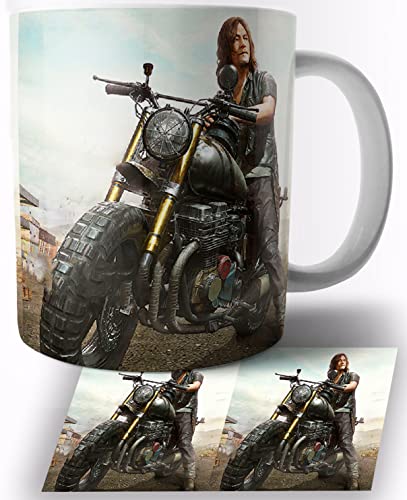 The Walking Dead Norman Reedus Daryl Dixon A Tasse en Céramique Blanche 325ml Mug