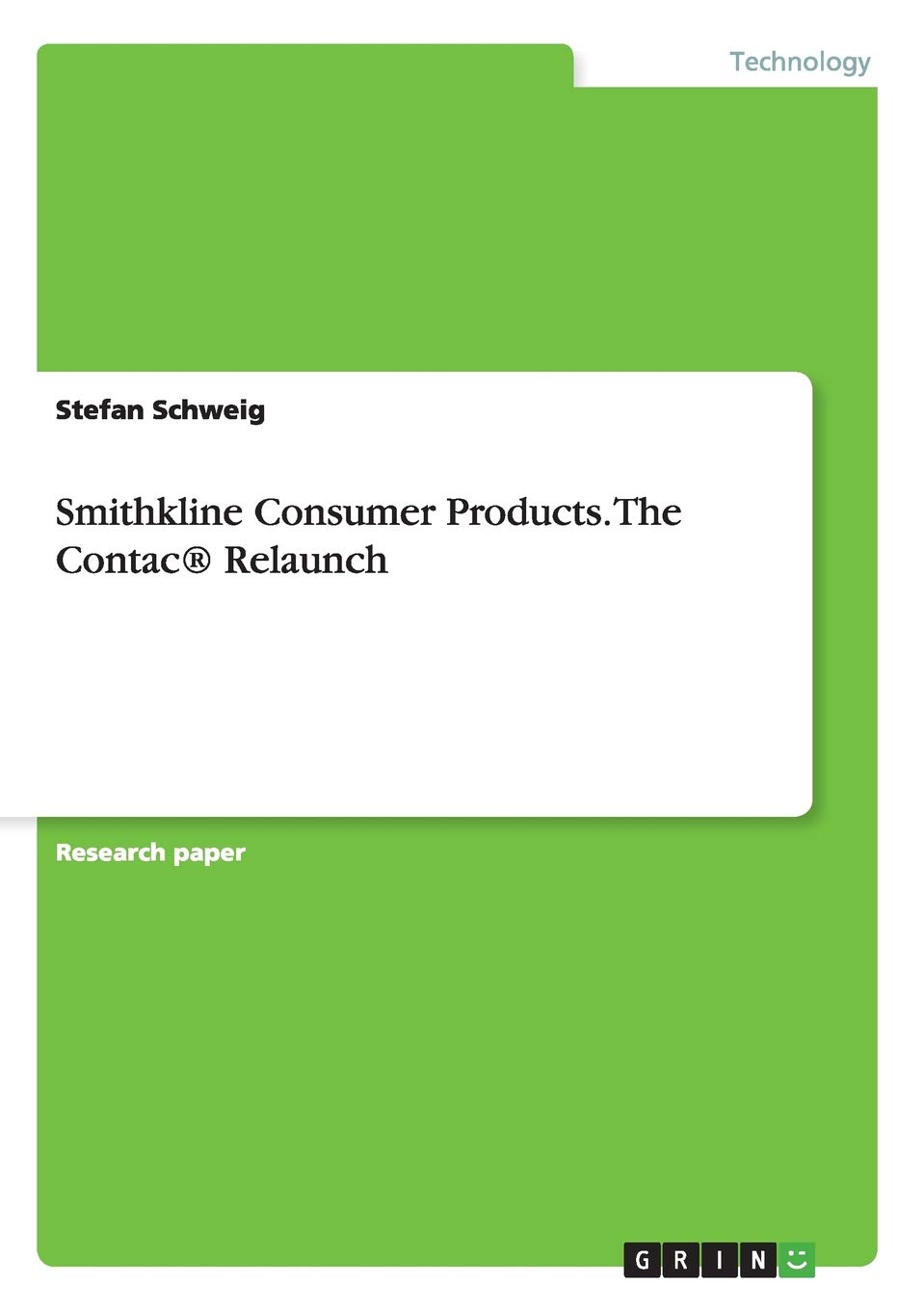 Smithkline Consumer Products. The Contac(R) Relaunch
