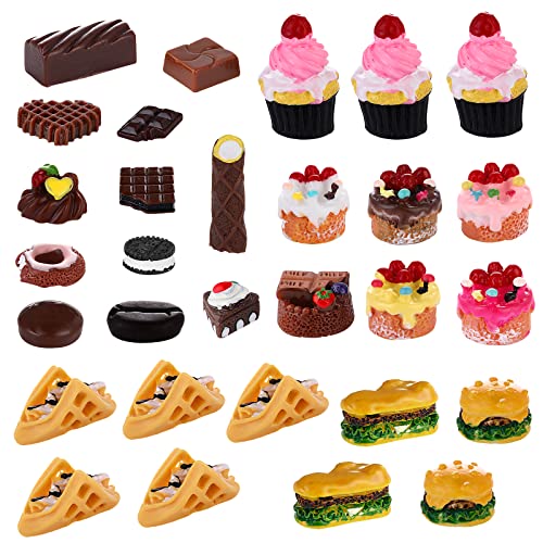 VOSSOT Juego De Escena De Desayuno En Miniatura 1:12 – 14 Piezas De Cocina Con Máquina De Pan, Tostadas, Huevos Y Vajilla, Perfecto Para Decorar Casas De Muñecas