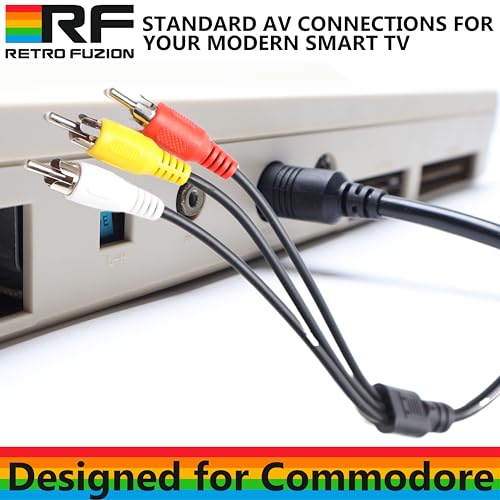 Retro Fuzion C64AVCBL Premium Commodore 64 Av Cable thumb #2
