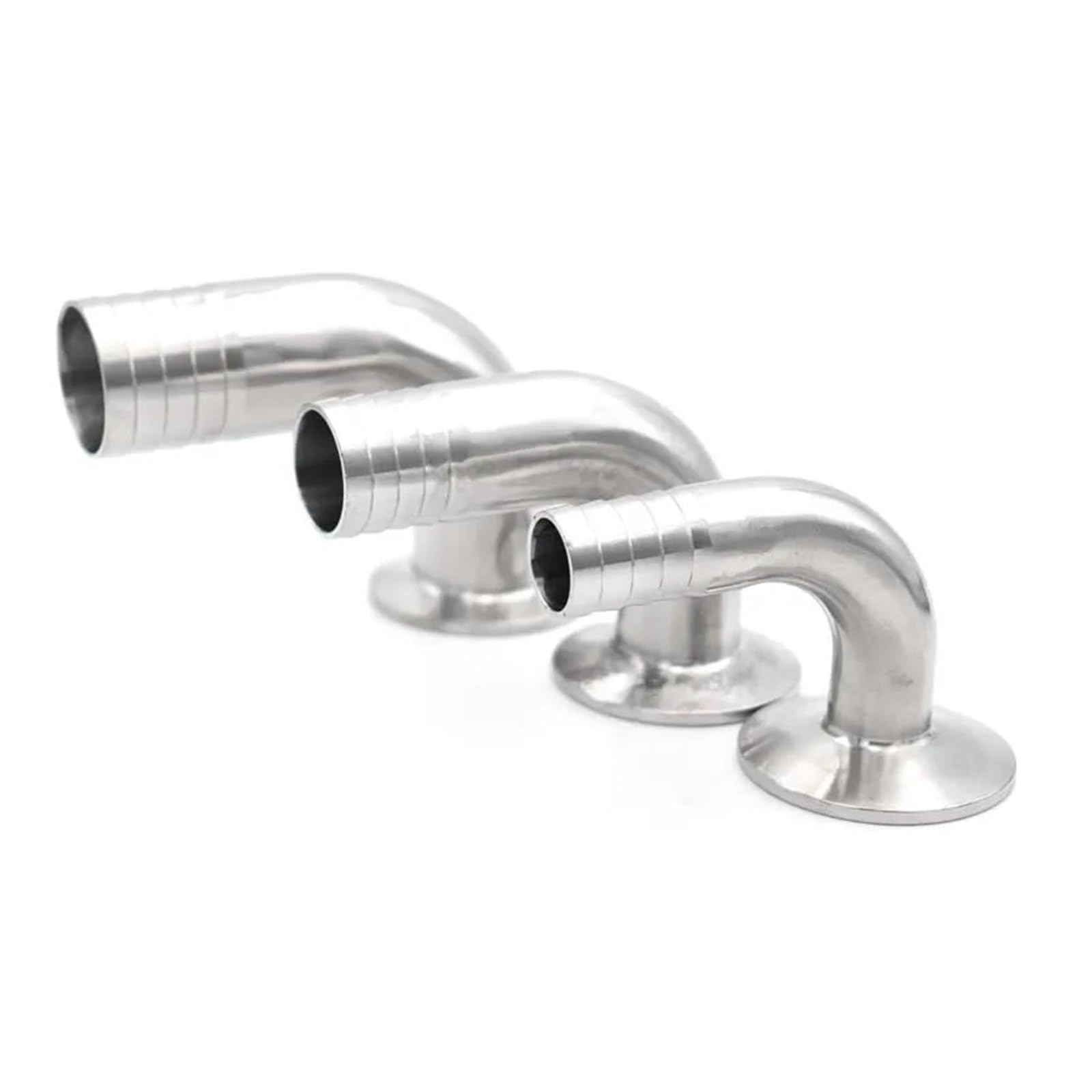 Mqxfczux One Color 1Pc 16Mm External Thread 1.5" Tri Clamp 90 Degree Elbow 304 Stainless Steel Pipe Fitting