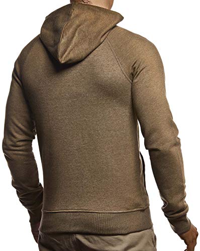 Leif Nelson Men's Slimfit Hooded Jacket | Modern Stylish Fullzip Longsleeve Hoodie Sweatshirt4