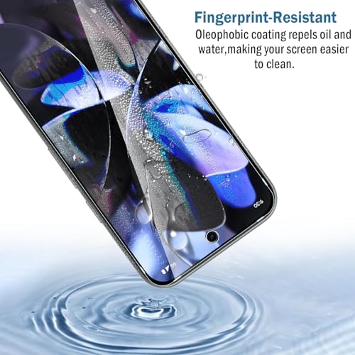 Image of Uyiton Tempered Glass Screen Protector Compatible with ------- (6.-Inch) | 9H Hardness | Military-Grade Protection | Anti-Scratch | HD Clear | Fingerprint Unlock Compatible | Easy Installation | Pack of 2 (Google Pixel 9 / Pixel 9 Pro)