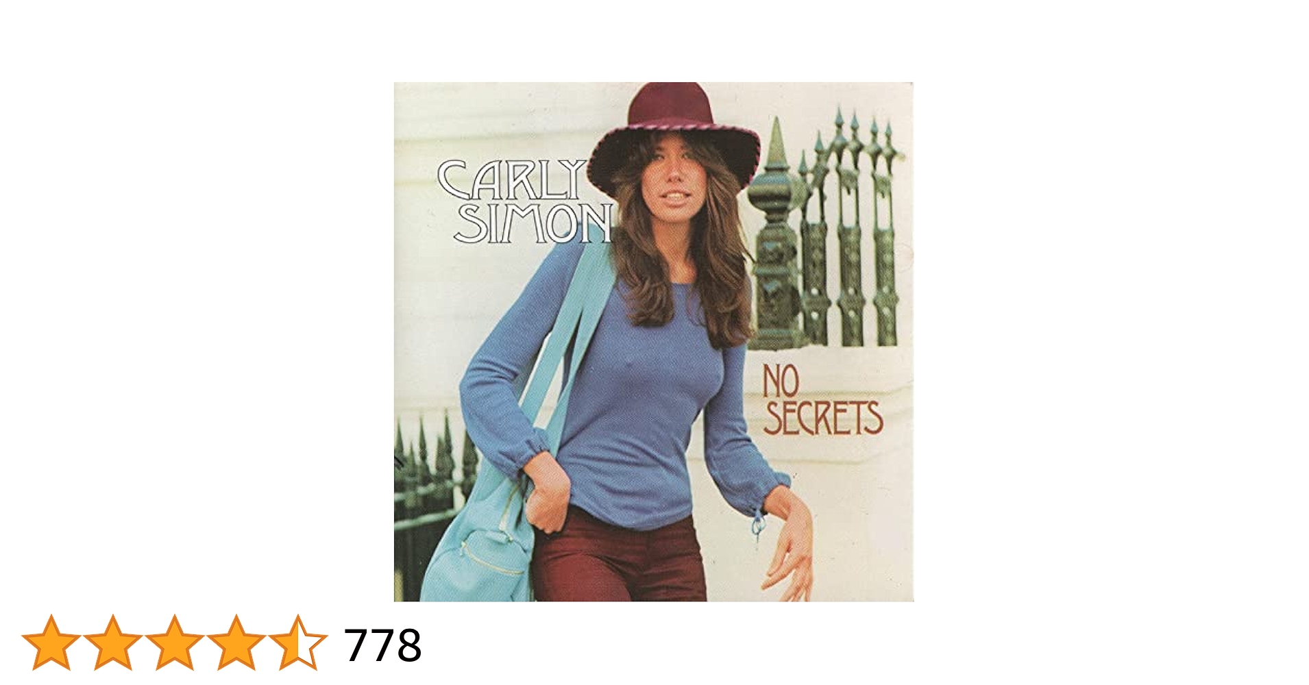 【未開封Blu-ray Audio】カーリー・サイモン「ノー・シークレッツ」 Amazon.com: No Secrets (Blu-ray Audio) : Carly Simon: Movies