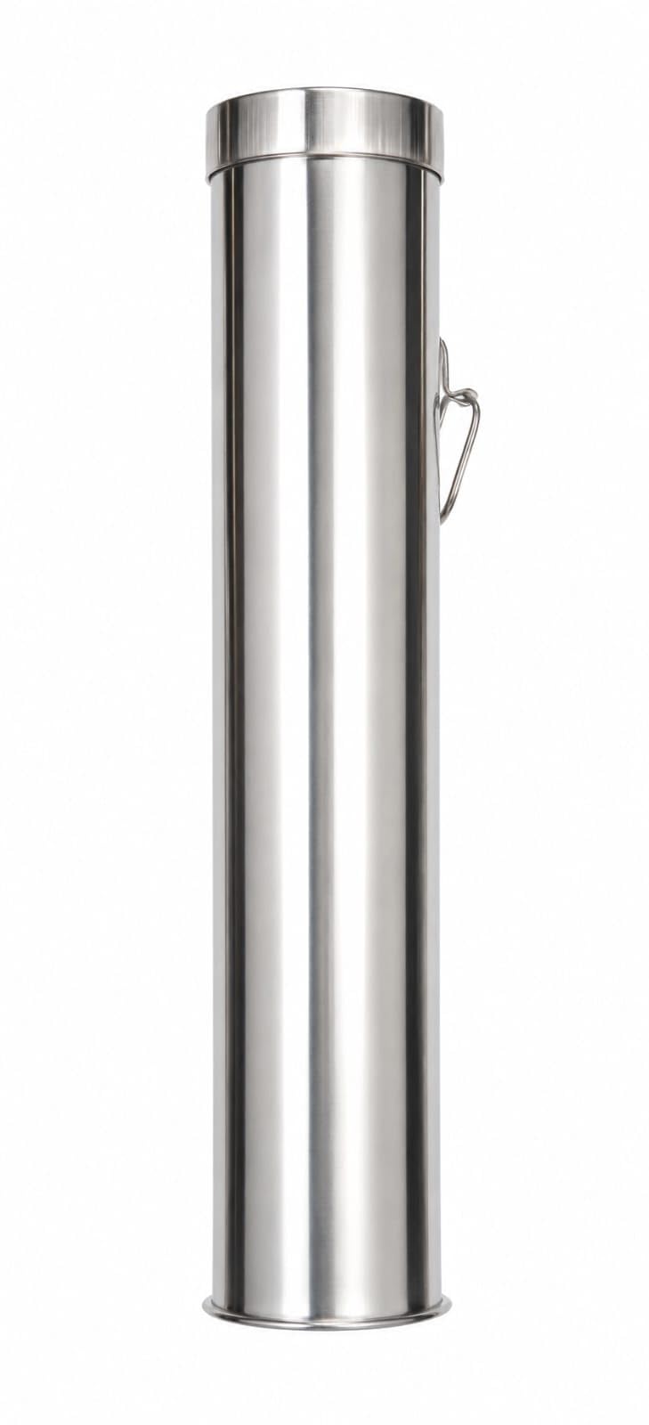 CM Stainless Steel Agarbatti Holder, Cylindrical Storage Container, 25 cm Length, Silver, Premium Design with Secure Lid for Incense Sticks-image-14