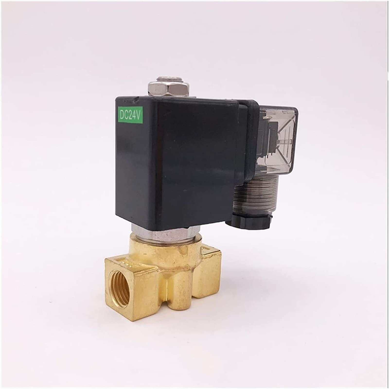 HDPHCRIUN Solenoid Valve 7bar 2way Brass High Temperature Heater Steam for Hot Water 1/4inch AC110V Orifice 4mm N/C Useful(24V)