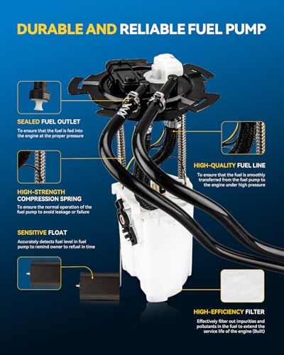 Image of PHILTOP Electric Fuel Pump Assembly FG1214 Fit for Saturn Ion