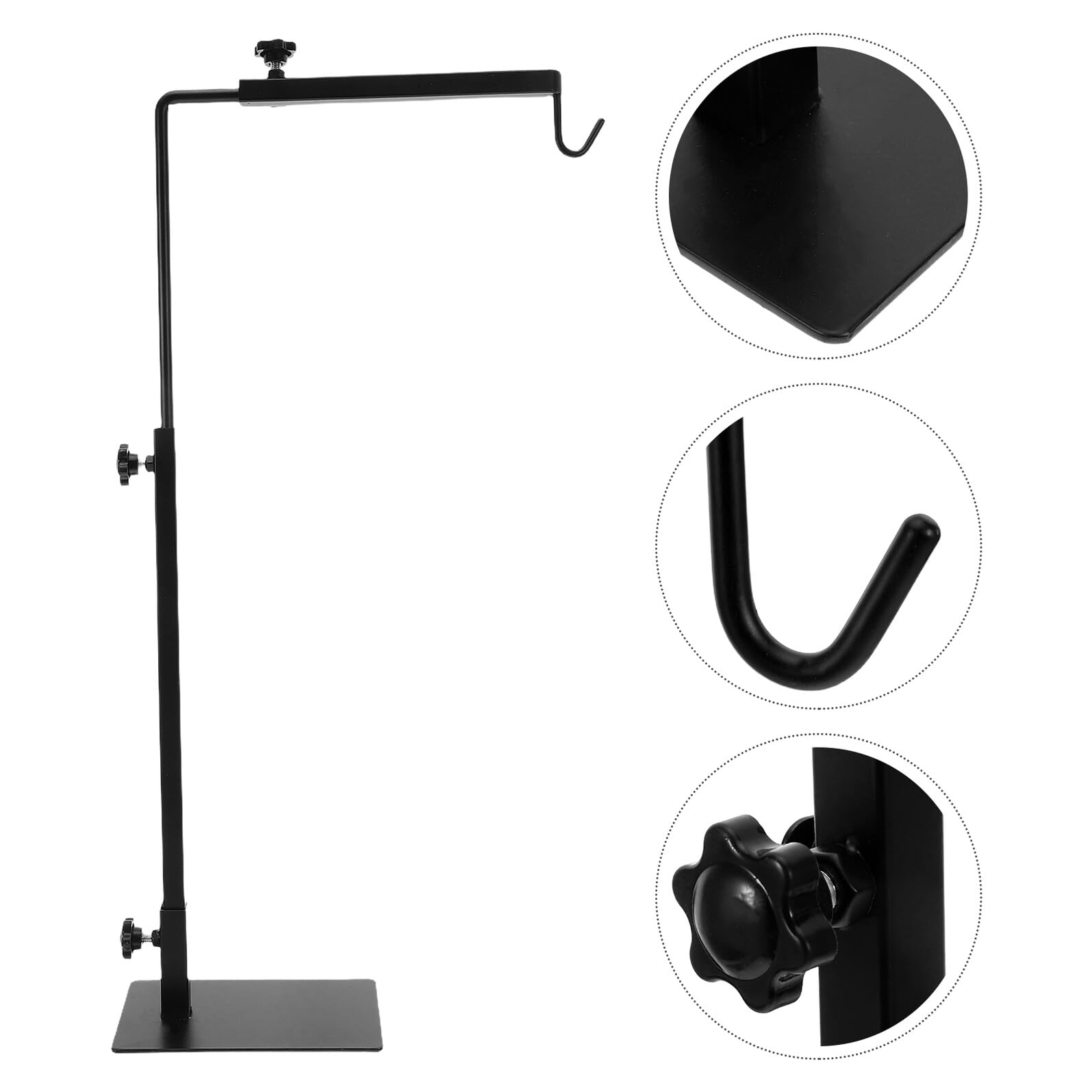 Hohopeti Supporto per Lampada per Rettili Regolabile in Metallo Supporto per Lampada Riscaldante per Terrario per Uso Domestico e Animali Piccoli