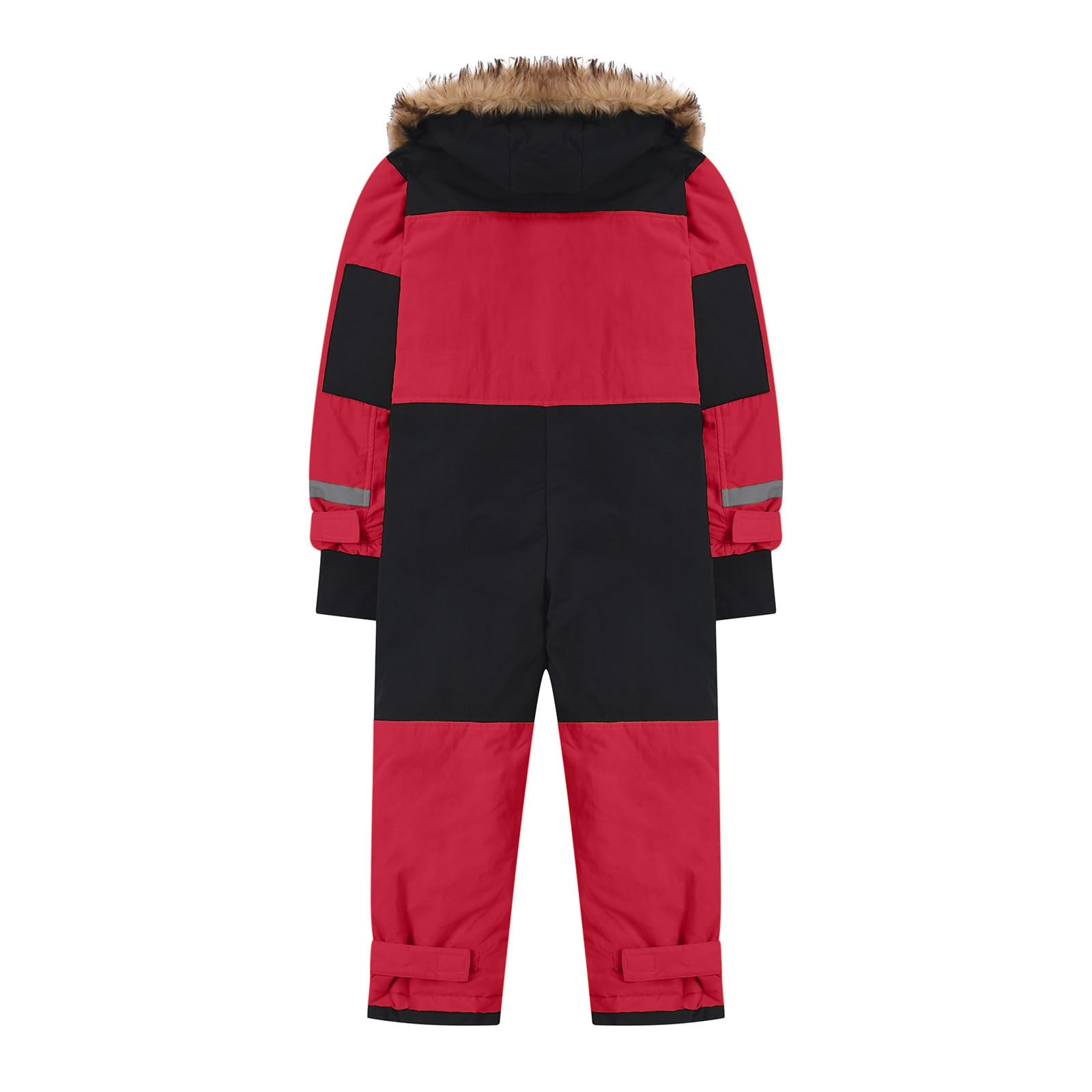 NZYIHAO Tuta da sci invernale per bambini, giacca da sci con cappuccio, impermeabile, calda, antivento, per ragazzi e ragazze, giacca da neve Softshell, set da 1 a 15 anni