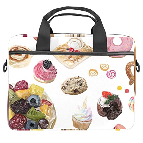 Sacoche PC portable 13.3 pouces au motif floral rouge et finitions aquarelle premium