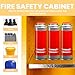40 Gallon Flammable Storage Cabinet, Adjustable Shelf Fireproof Cabinets, Double-Walled Steel, 3-Point Locking System, Fireproof Cabinet for Commercial Industrial and Home Use (42.91