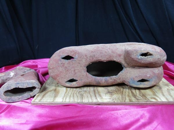 Amazon.co.jp: c漢代加彩馬俑頭部と胴部漢時代遺跡発掘品中国