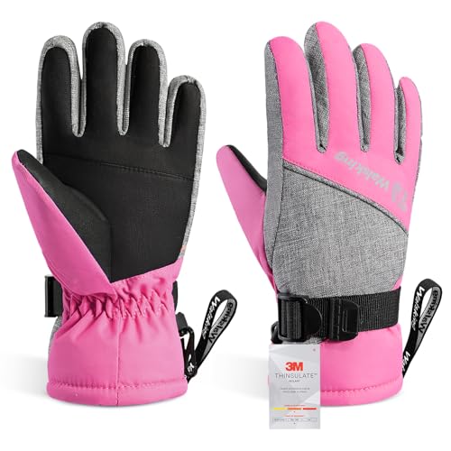WALSKING Kids Winter Gloves-3M Thinsulate Snow...