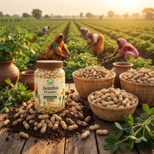 Image of Turf Fresh Jumbo Roasted Salted Peanuts, 300g x 2 Jar