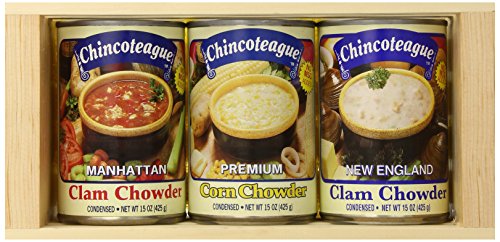 Chincoteague Seafood Chowder Sampler Crate, 4.5-Pound Chincoteague Seafood Chowder Sampler Crate, 4.5-Pound