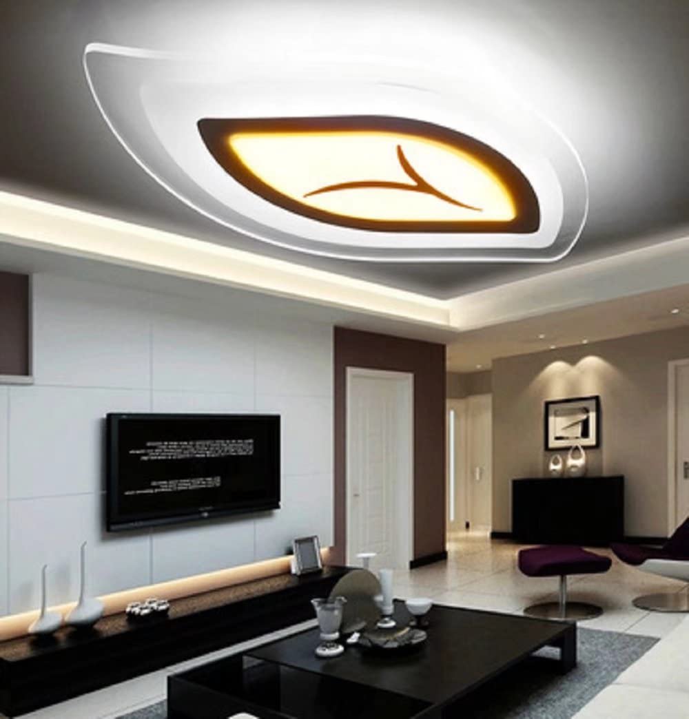 HYJAUSXB Modern Ceiling Light, dimmable LED Downlight, Light Acrylic Chandelier for Bedroom Living Room Dining Kitchen