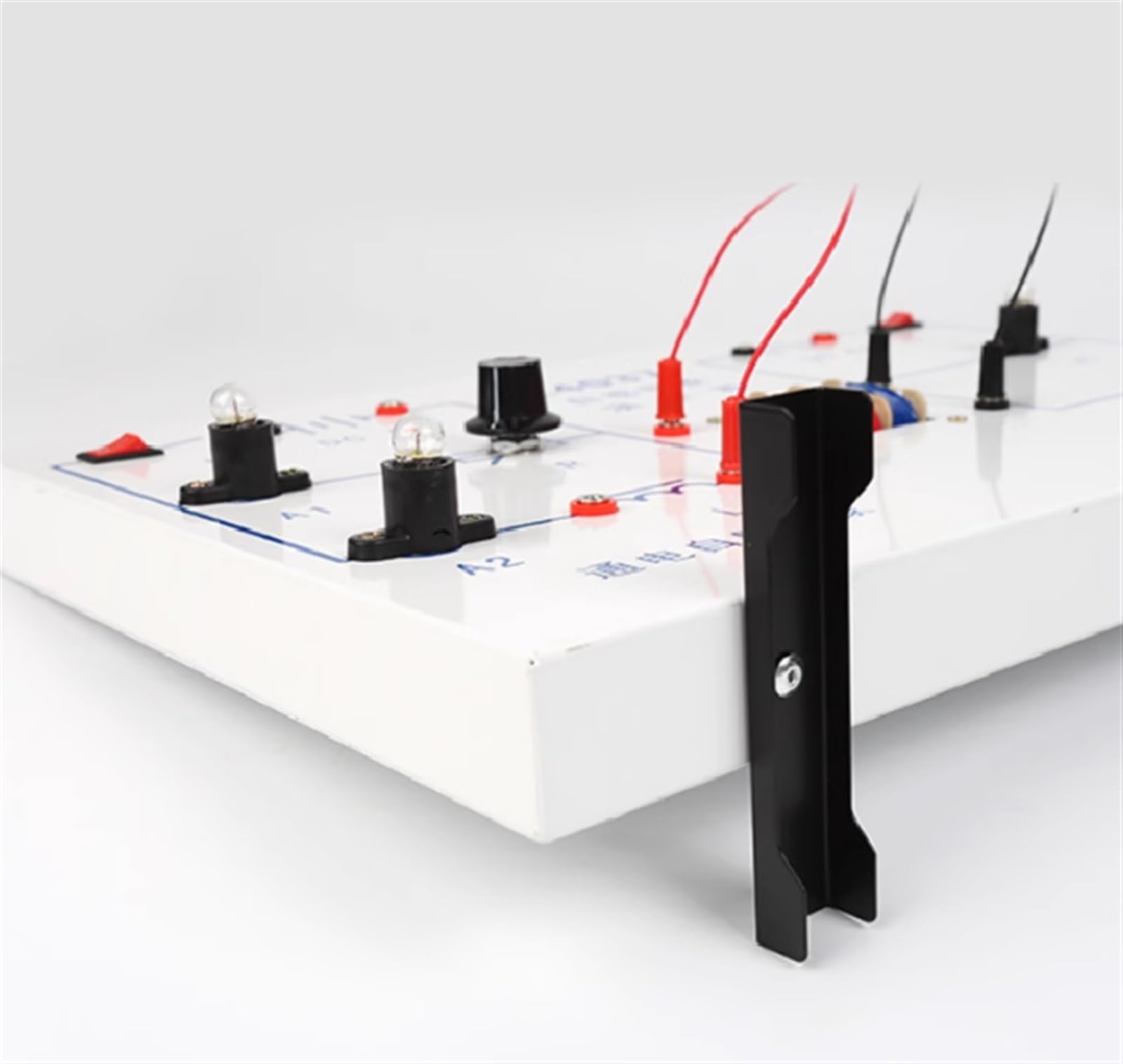 Selbstinduktions-Demonstrationsplatine Mit Zwei Induktoren, DC 4V/10V Einschalt- Und | Abschaltbare, selbstinduzierte EMF-Glühlampe und LED-Laborinstrument for visuelle Elektrodynamik und Physik