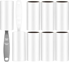 Lint Rollers for Pet Hair Extra Sticky 480 Sheets, Portable Lint Remover with 8 Pack Lint Roller Refill & 2 Handles Lint Roller for Clothes, Bed, Sofa, Carpet
