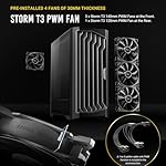 Antec Performance 1 FT, Full Tower, RTX40 Fully Compatible, Temp Display, 4 x Storm T3 PWM Fans, Type-C, Dual TG Side Panels, Removable Top Bracket, High Airflow Mesh Front Panel, E-ATX PC Gaming Case - Image 4