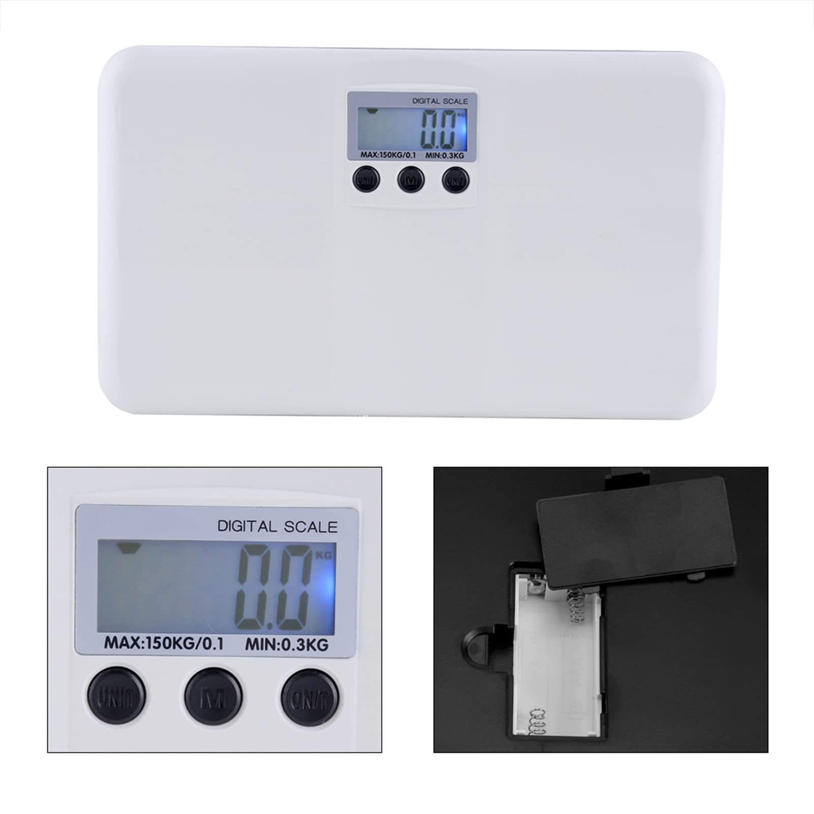 Báscula digital, báscula electrónica LCD Báscula digital para bebés Báscula para gatos y perros Báscula para mascotas Peso de alimentos Mini báscula para medir Cachorro Gato Animal pequeño Comida para