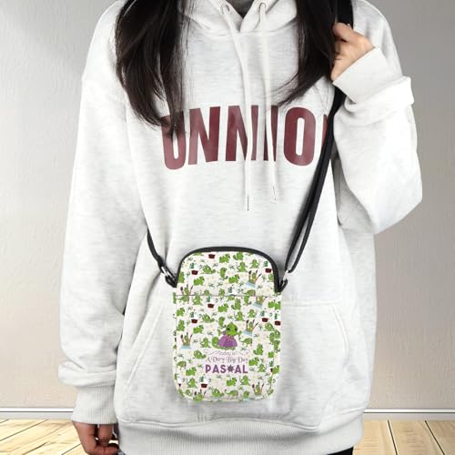 G2TUP Princess Chameleon Crossbody Bag Chameleon Lover Gifts Today Is a Very Big Day Chameleon Shoulder Bag4