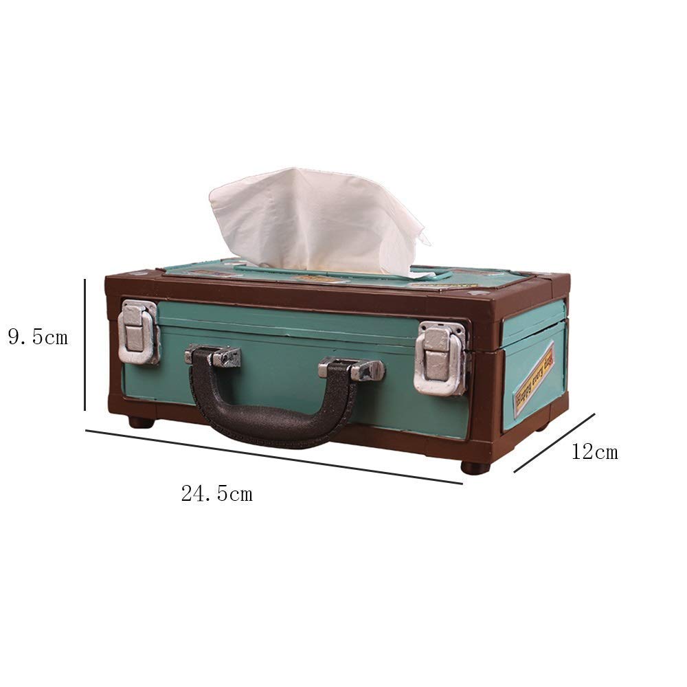 Amazon｜ティッシュ収納アメリカンレトロラジオスーツケース