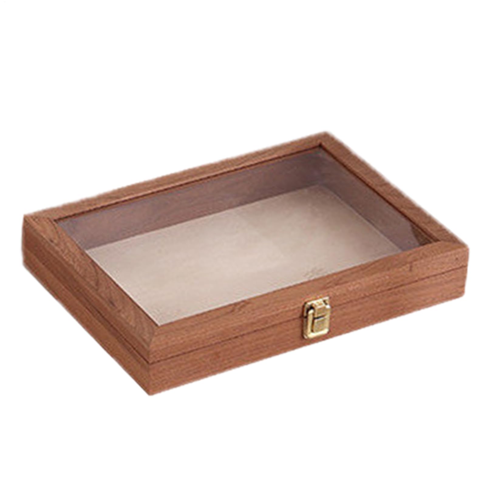 Vitrine pour spécimens et plateau de présentation sur coiffeuse