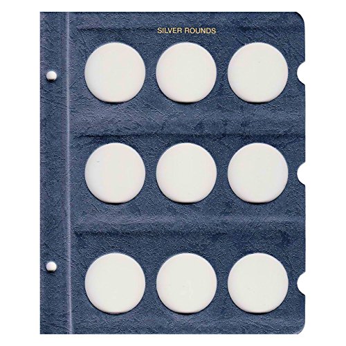 Whitman Silver Rounds Album #9150 #TOP1