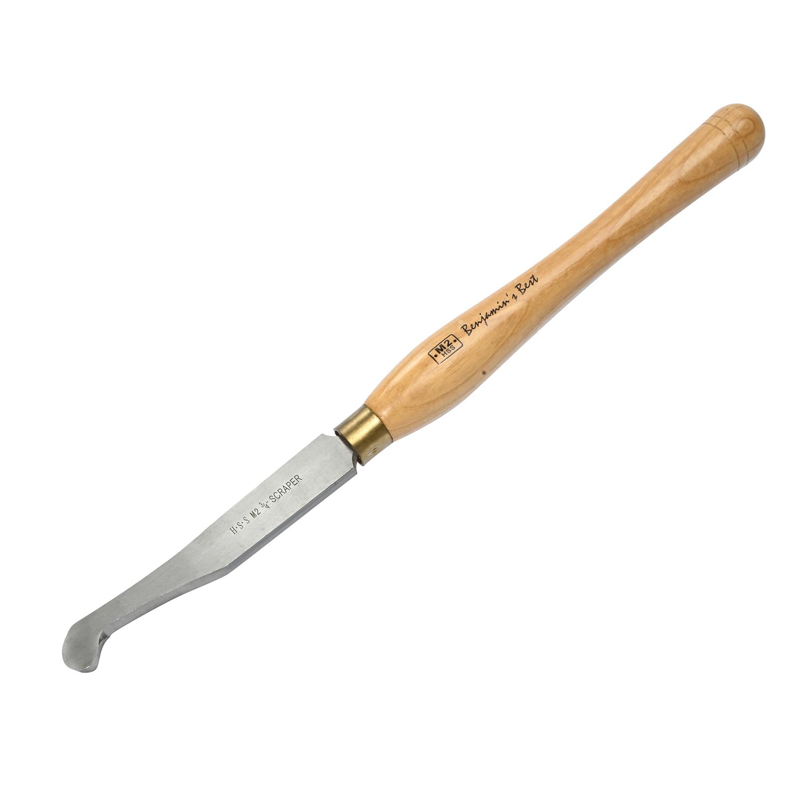 PSI Woodworking LX170 3/4" Hook Nose Scraper M2 HSS Woodturning Chisel