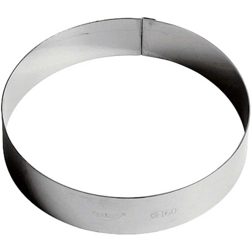 Paderno World Cuisine 6 1/4 by 2 Inch Entremet Pastry Ring