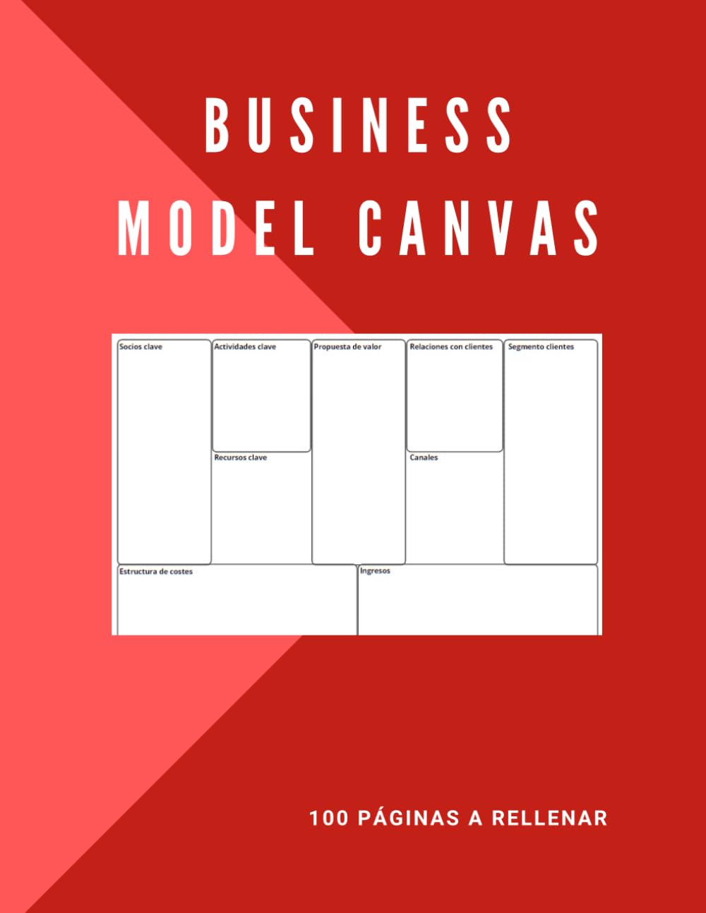 Business Model Canvas, 100 páginas a rellenar: Ideal para llenar el modelo de negocio canvas. | Cuaderno para construir su modelo de negocio a partir … estrategia de desarrollo (Spanish Edition)