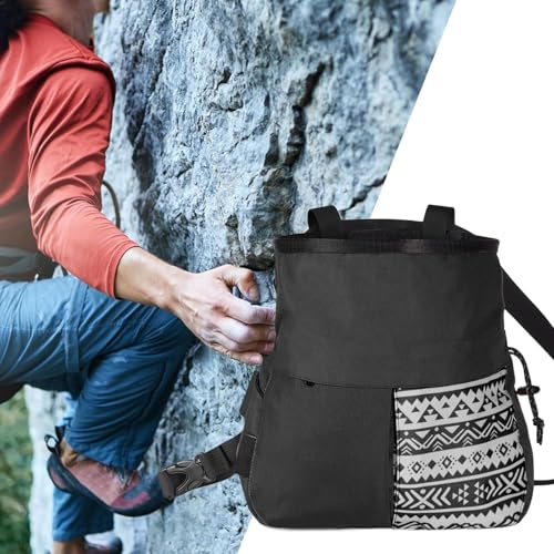 Bolsa de tiza resistente de construcción duradera para escalada en roca 7