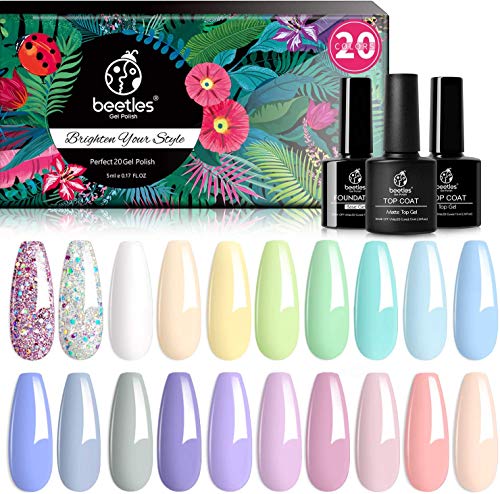 Idee regalo: il set di smalti per unghie in gel Beetles è un bel regalo. È una collezione di sfumature moderne che faranno una dichiarazione audace. Sono adatti per qualsiasi vacanza o evento speciale, come compleanno, Natale, San Valentino e Felice Anno Nuovo. Non c'è più bisogno di decidere quali colori selezionare.