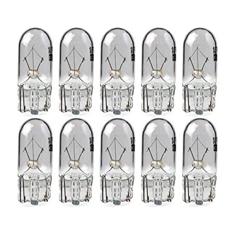 T10 W5W Glass Base Car Light Bulbs Cover