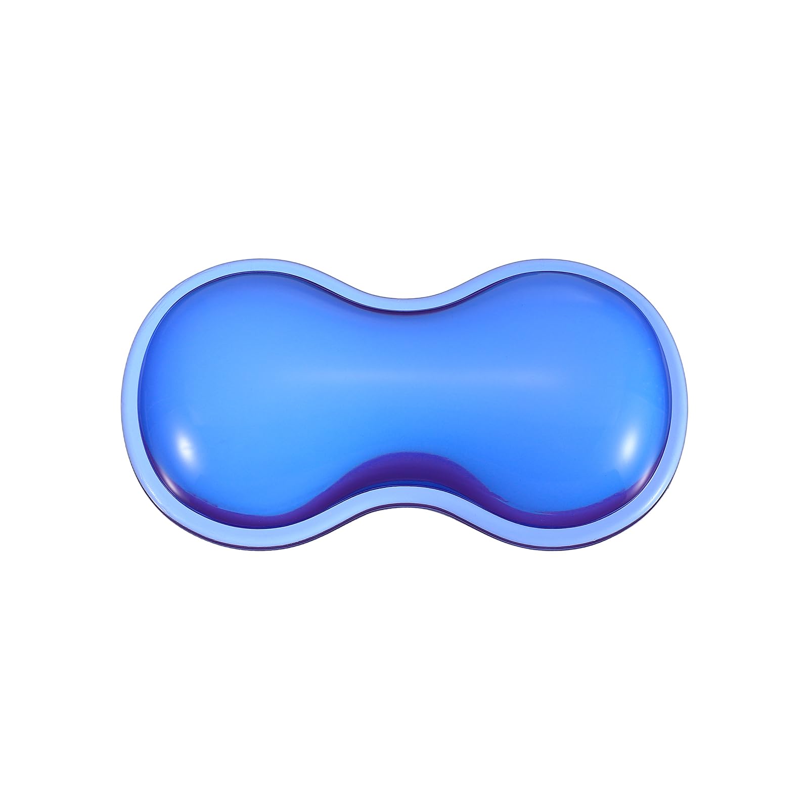 PATIKIL Gel Wrist Rest, Ergonomic Silicone Gel Mouse Pad Mouse Wrist Support Cool Touch Cushion for Mouse Computer Laptop Home Office Work,Mouse Pad Blue