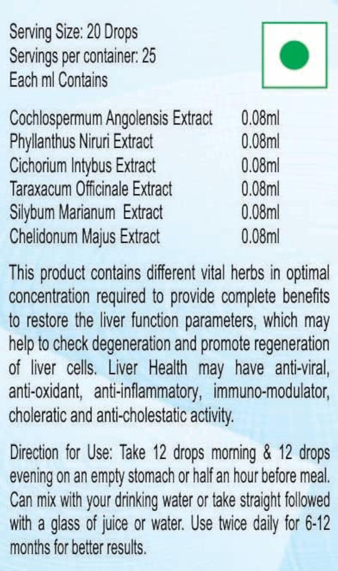 Liver Health Drops - 50ML