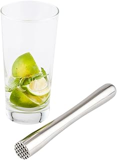 Restaurantware Bar Lux 8 Inch Muddler For Cocktails 1 Premium Ice Crushe...
