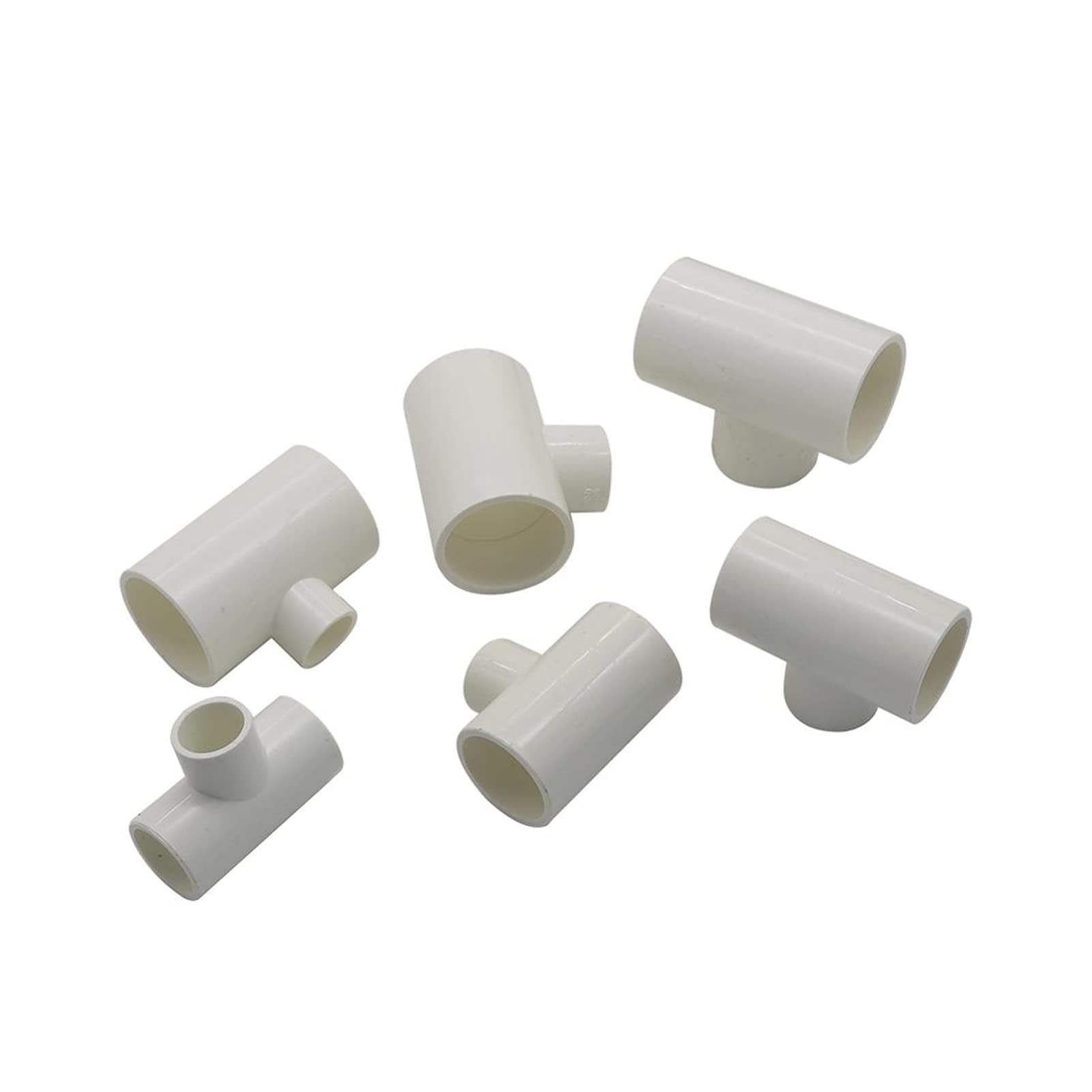 Utility Hose Butt Hose Connector Adapter Garden Irrigation 20/25/32/40Mm Inner Diameter Pvc Reducing Tee Joint Water Supply Fittings Agricultural Greenhouse Watering Pipe Joint/Gold