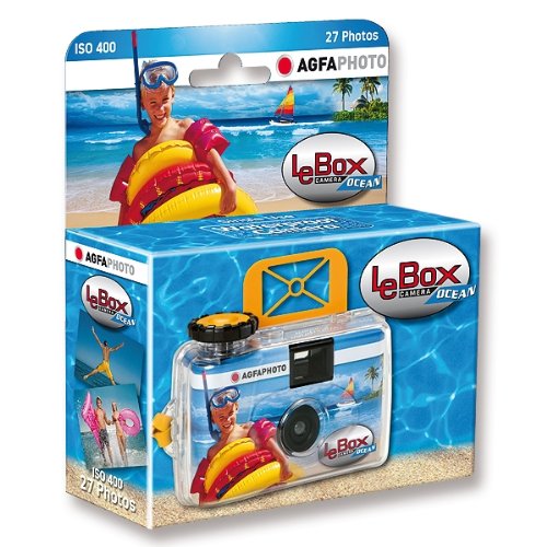 Wasserdichte Einwegkamera AgfaPhoto LeBox Ocean ohne Blitz