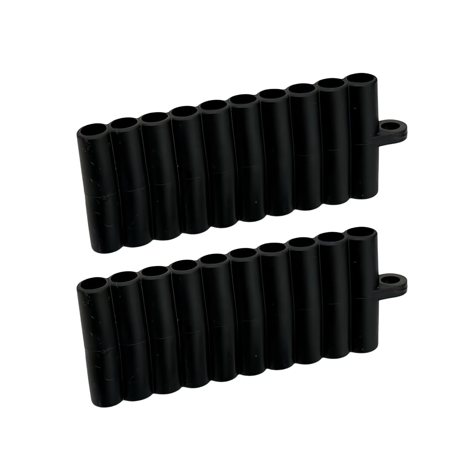 Mekalero Black Compact Lightweight Bit Holder With 22 Slots Screwdriver Bit Storage Rack Ideal For Storing Hexagonal Shank Screwdriver Tips Flexible Holder