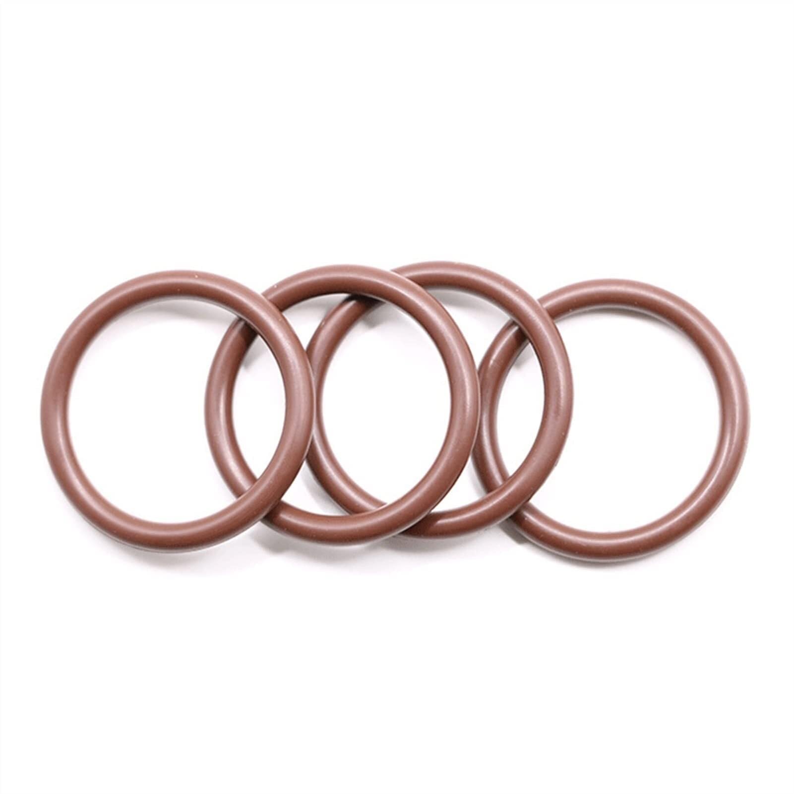 Joint d'étanchéité en Silicone, pièces de quincaillerie, diamètre extérieur 2.3mm, rondelle en caoutchouc étanche, joint torique, 5 pièces,Matériau Fiable
