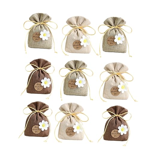 9Pcs Sachet Bags Decorative Drawstring Storage Pouches for Home Bedroom Empty Scent Bags for Air Purifying Fragrance present for Friends and Festivals