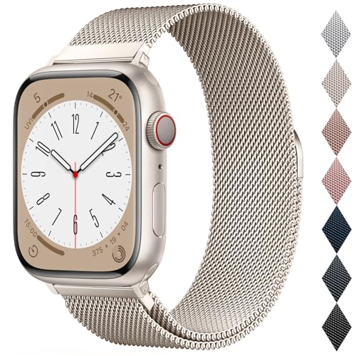 OULUOQI Cinturino di ricambio compatibile con cinturino Apple Watch 41mm