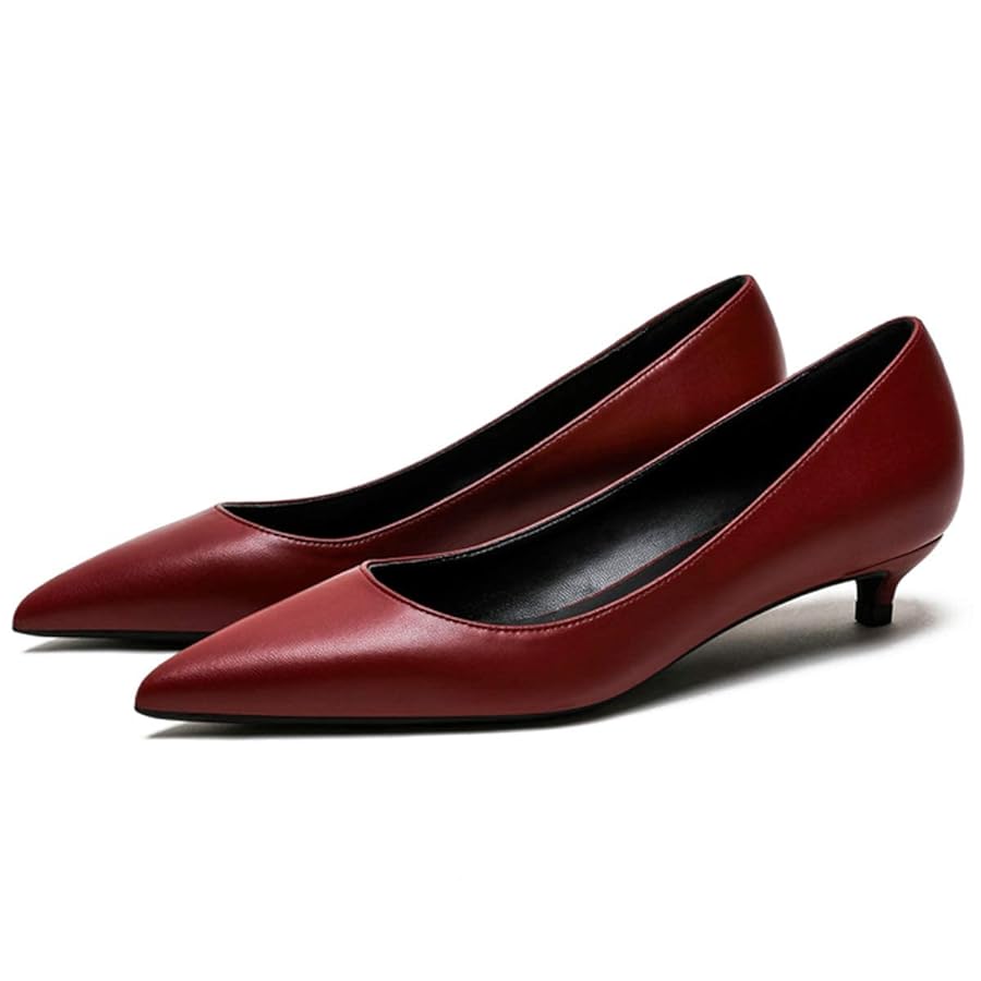 Amazon.com | YODEKS Low Heel Pumps for Women Pointed Toe 3.5