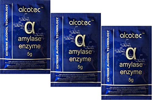 HUGBERT Alcotec, Alpha Amylase Enzym, Wodka, Rum, Whisky, Alkohol Gärhefe, Hefe Brennhefe (3) Cover